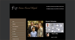 Desktop Screenshot of grimesfuneralchapels.com