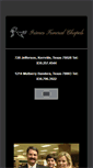 Mobile Screenshot of grimesfuneralchapels.com