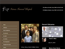 Tablet Screenshot of grimesfuneralchapels.com